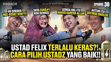 Bunda AI: Dennis Lim LEBIH COCOK RAY, KALEM!! - Escape Eps 30 (ft Felix Siauw, Bunda AI, Dennis Lim)