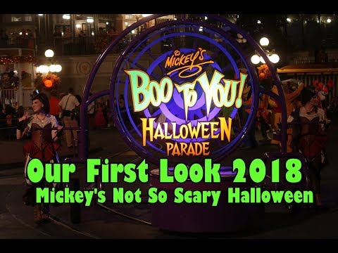 Mickey's Not So Scary Halloween Party 2018 Disny's Magic Kingdom