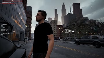 Custom Mesh to MetaHuman - inside Unreal 5 Matrix city