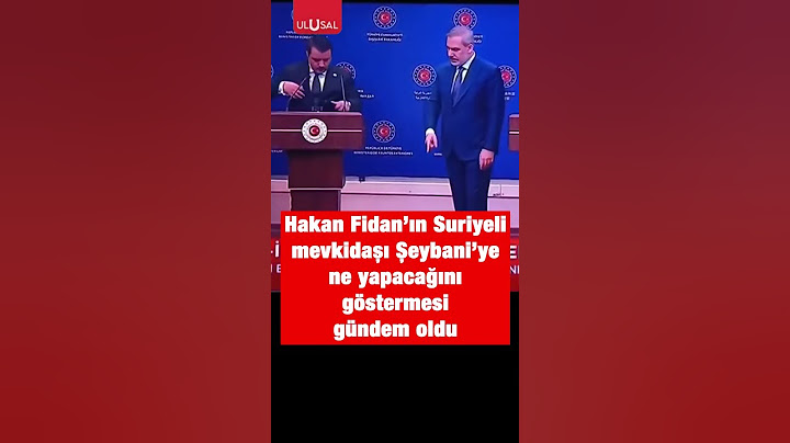 Hakan Fidan'ın Suriyeli mevkidaşına ne yapacağını göstermesi gündem oldu #shorts #hakanfidan #keşfet