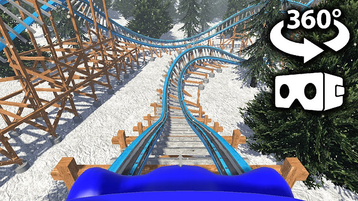 🎢WINTER ROLLER COASTER 360° - VR Video