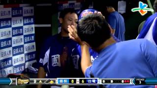 20140705 爆米花 國訓VS台電 9上 何昱德再補上一刀 國訓追加保險分
