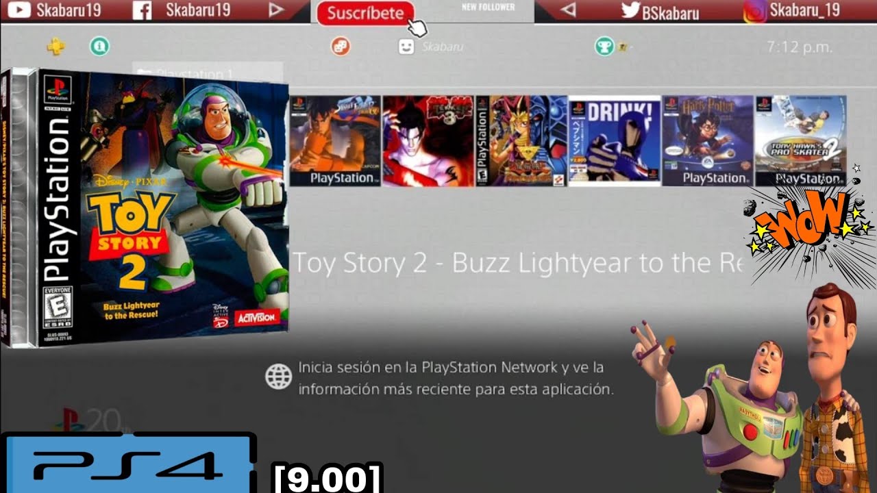Jugamos Toy Story 2 Buzz Lightyear to the Rescue en playstation 4