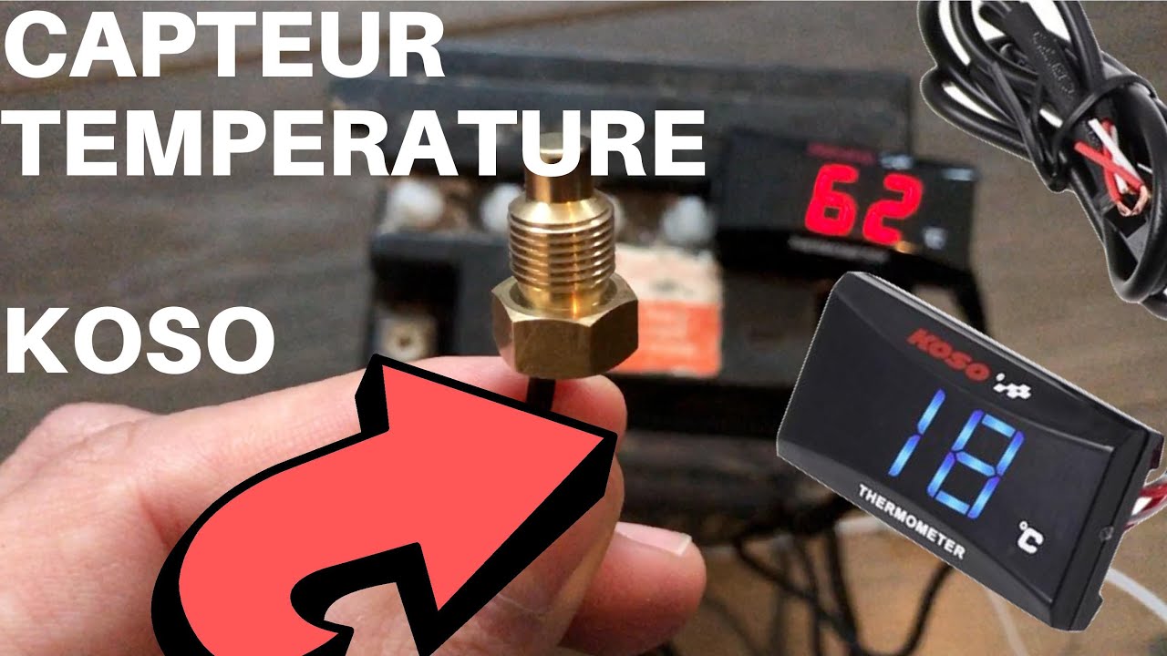 ✋️TUTO : CAPTEUR TEMPERATURE KOSO #1