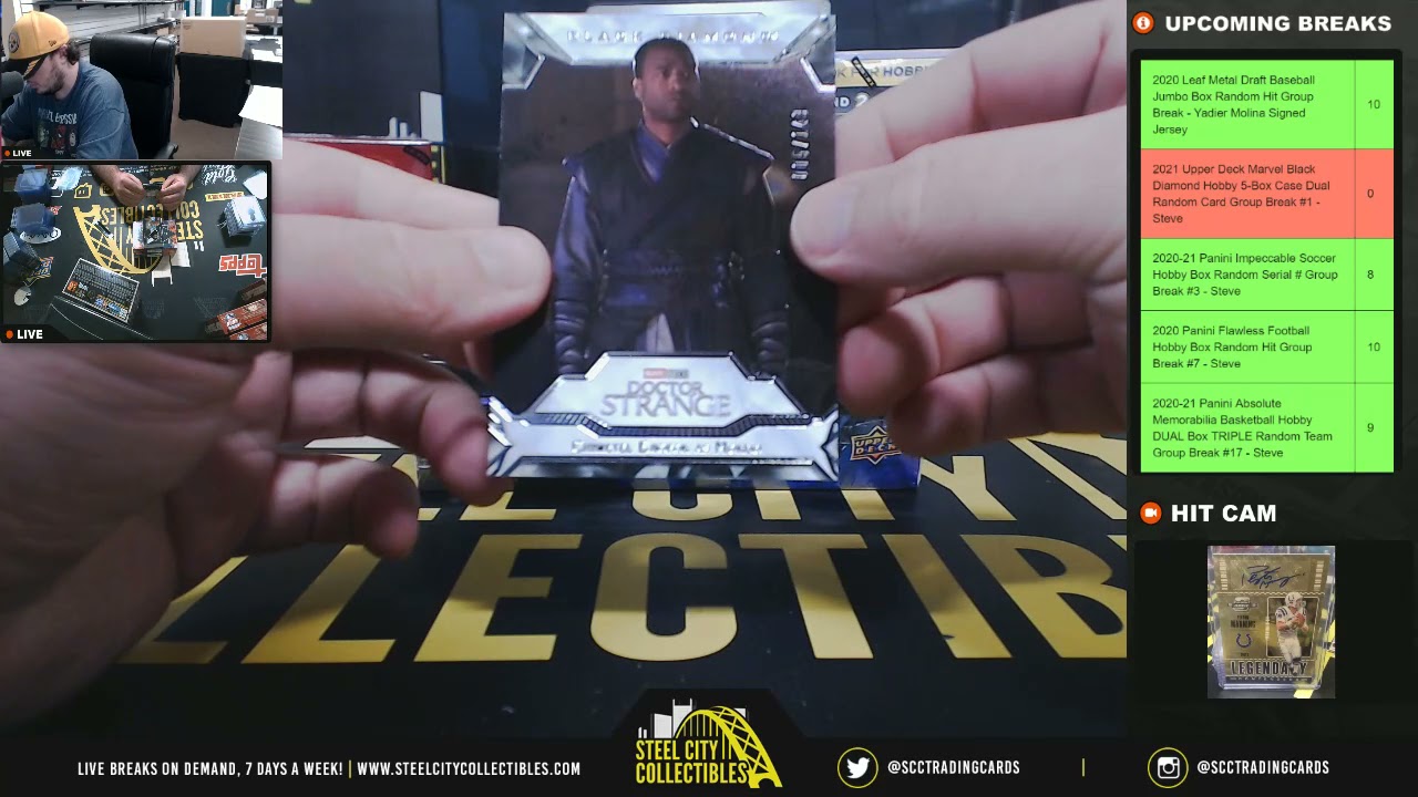 2021 Upper Deck Marvel Black Diamond Hobby 5-Box Case Dual Random Card  Group Break #1 - Steve - YouTube