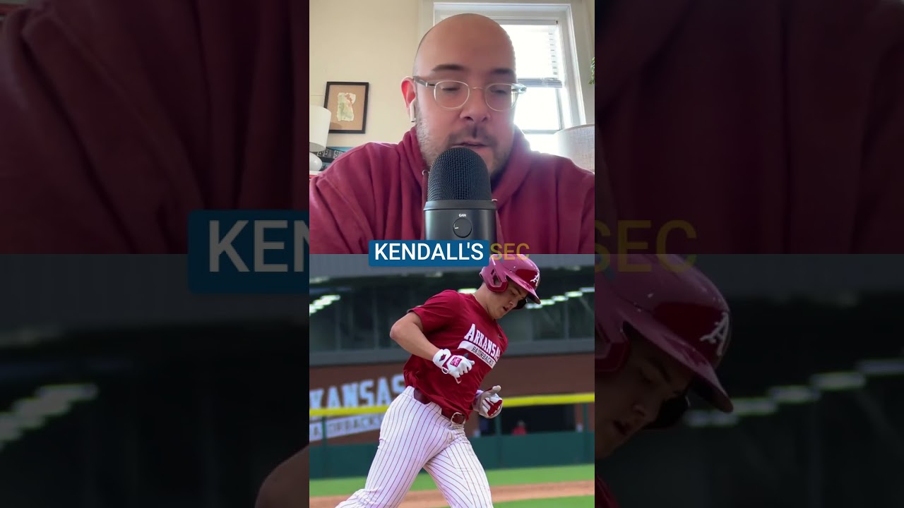 Arkansas' Carson Brumbaugh, an SEC Freshman of the Year frontrunner 