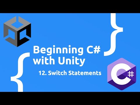 Switch Statements - Beginning C# with Unity (2023 Edition) - YouTube