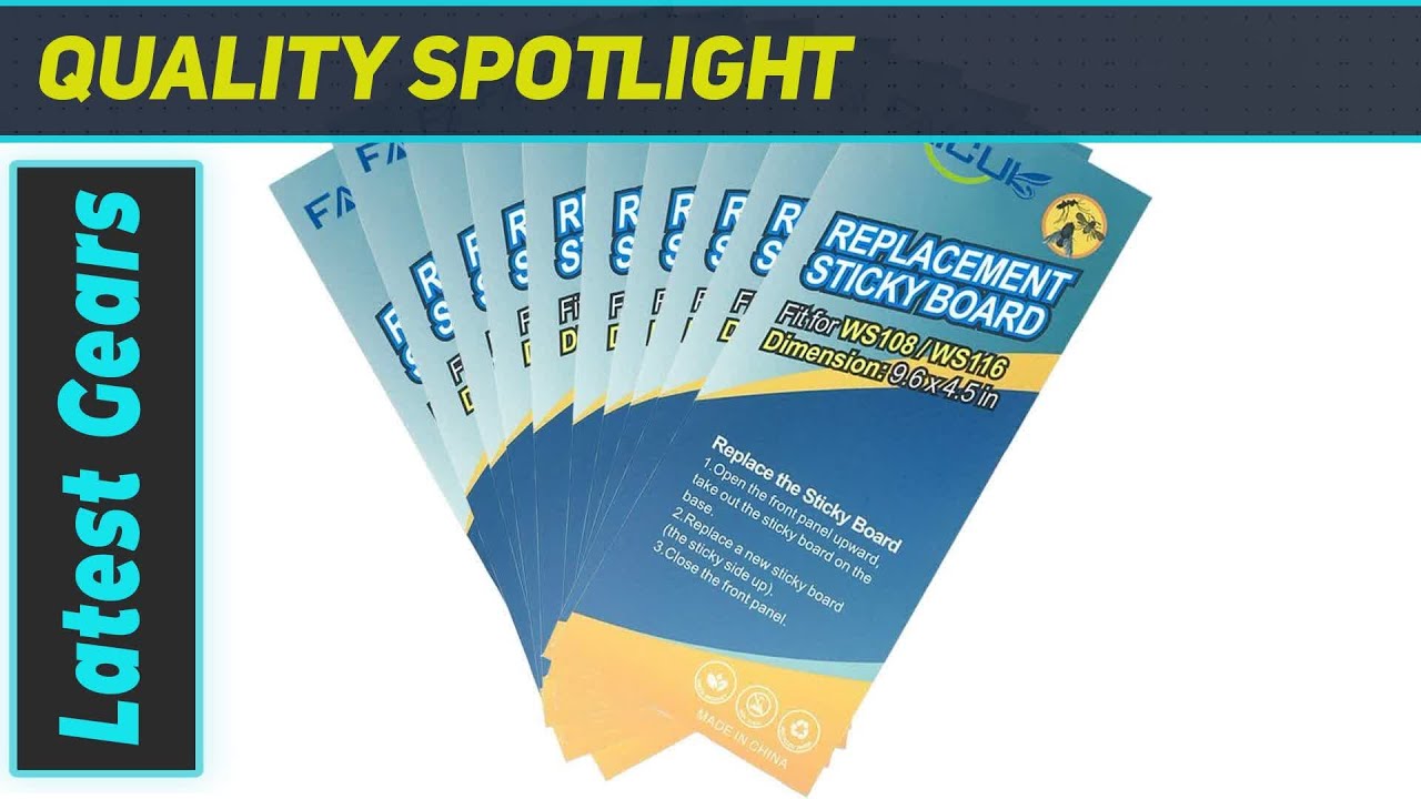 Faicuk Replacement Glue Boards: Effective Fly Control?