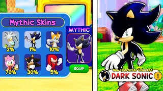 🥳 *NEW CODE* to UNLOCK SECRET SONIC SKIN! (SONIC SPEED SIMULATOR) screenshot 5