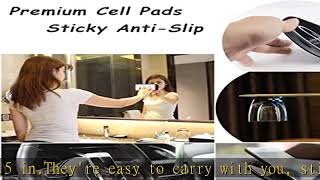 SUNDERPOWER Cell Pads,Premium Sticky Anti-Slip Gel Pads,Holds Phones,Sunglasses, GPS and Many More