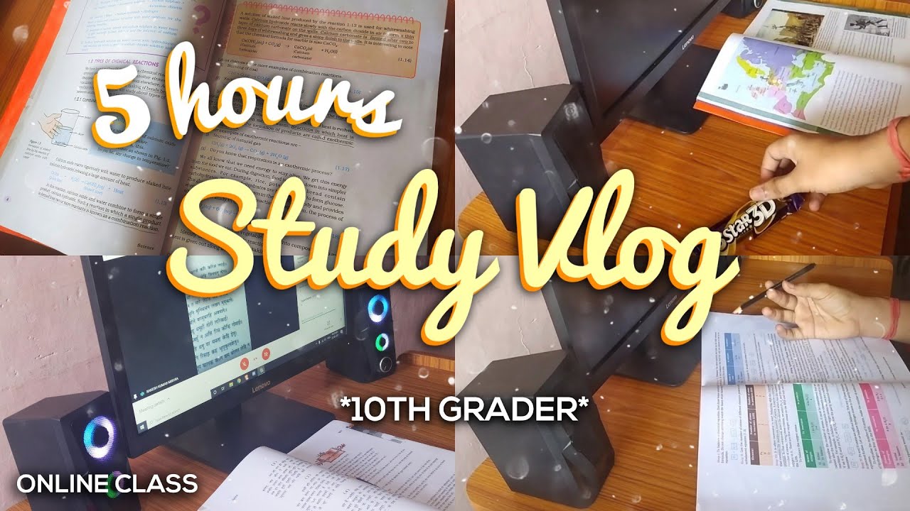 CBSE 10th grader study vlog - YouTube
