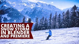 Tutorial: a snow effect in Blender and Premiere