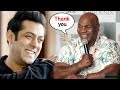 Mike Tyson Thanks Salman Khan For Sending his Personal Bodyguard SHERA For Protection