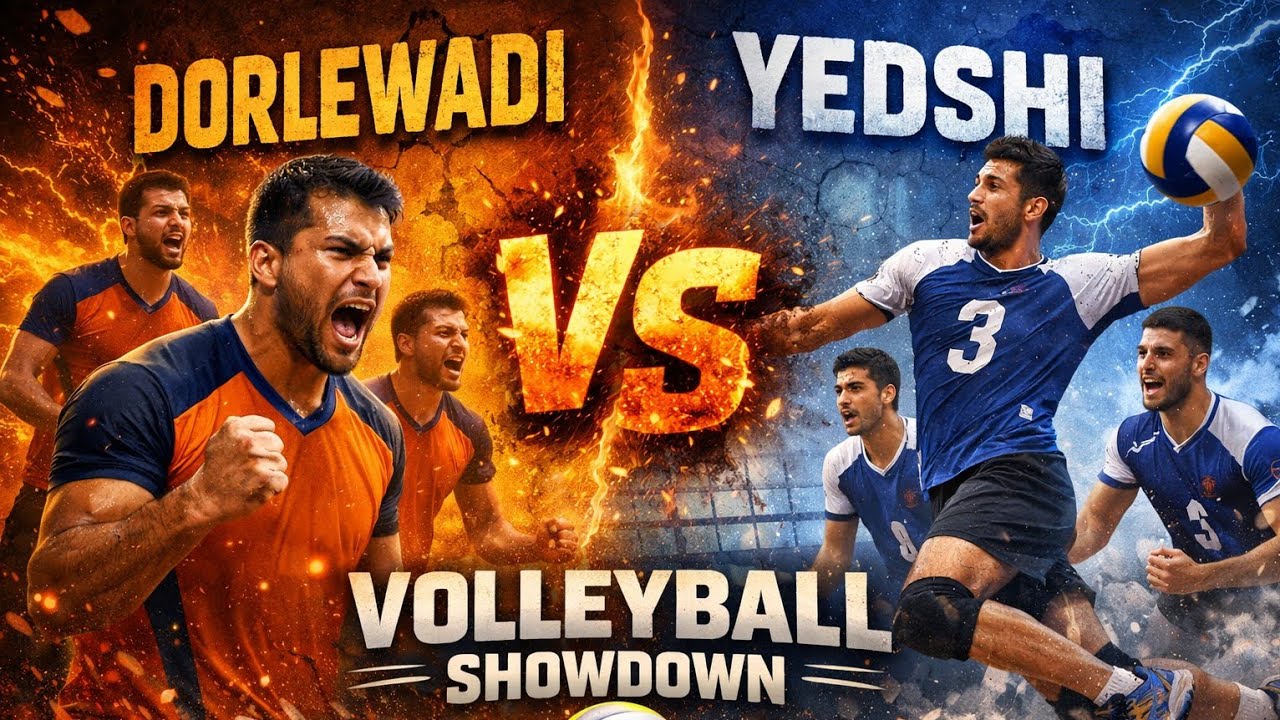 DORLEWADI VS YEDSHI 🔥 #titans #volleyball #sports #local #shivjayanti 