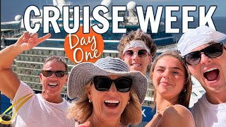 Boarding the Ship + Cabin Tour | Caribbean NEW YEARS Cruise Vacation Day One