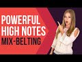 Sing powerful high notes vocal exercise