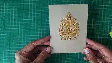 CrafTangles texture paste with glitter