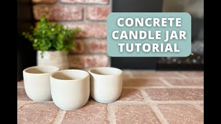 In-Depth DIY Concrete Candle Jar Tutorial (Including Common Issues) by Calafia Candle Co. 46,068 views 1 year ago 25 minutes