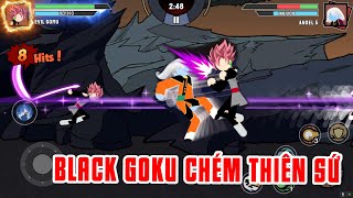Black Goku sử dụng hắc khí chém nát người Thiên Sứ - Chiến binh rồng thiêng screenshot 3