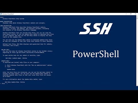 How to do a SSH Remote login using Windows Power Shell