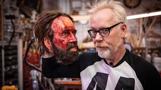 Inside Adam Savage's Cave: Lifelike Nicolas Cage Mask!