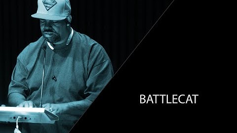 DJ Battlecat meets the Roland JD-Xi White Limited Edition