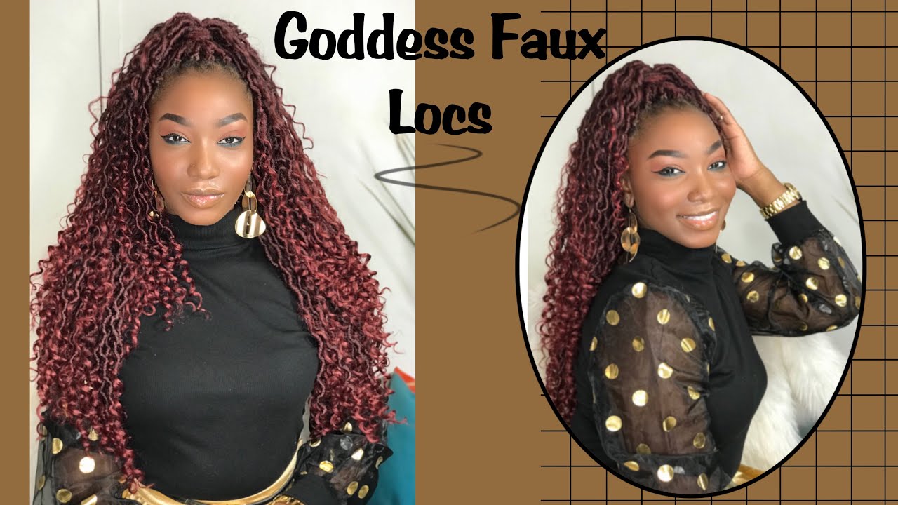 Curly Goddess Faux Locs Crochet Hair