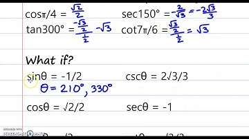 Unit 4 Day 5-6 Video Notes Solving Trig Equations