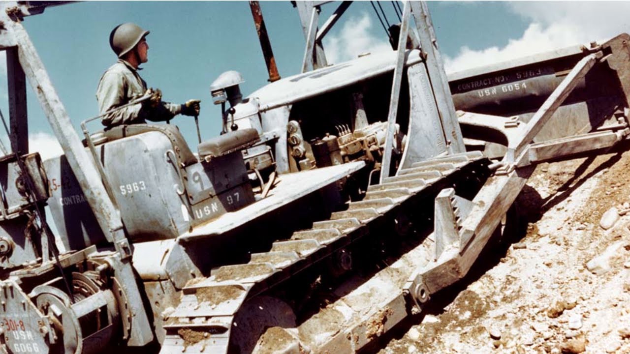 American Bulldozer Did Work Of 300 Japanese Workers And Japanese Commander Realized War Was Over