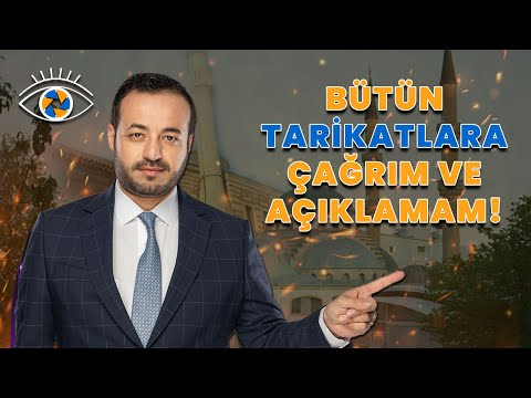 TARİKATLARA DUYURU VE