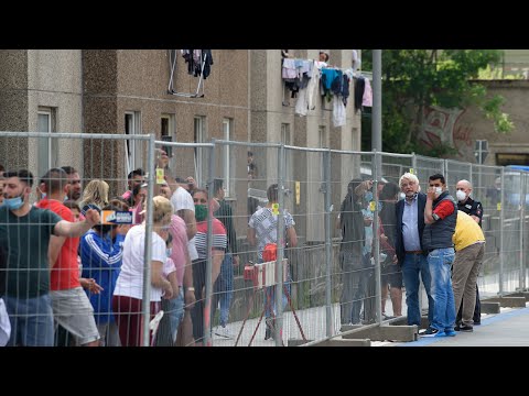 Coronavirus-Ausbruch in Göttingen: Ausschreitungen wegen Quarantäne in Hochhauskomplex