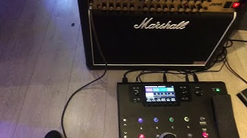 Marshall JVM410C with Line 6 Helix Lt