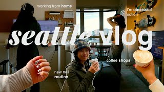 TECH WORK WEEK IN MY LIFE IN SEATTLE | aesthetic, notion tour for grocery and travel plan, &amp; more