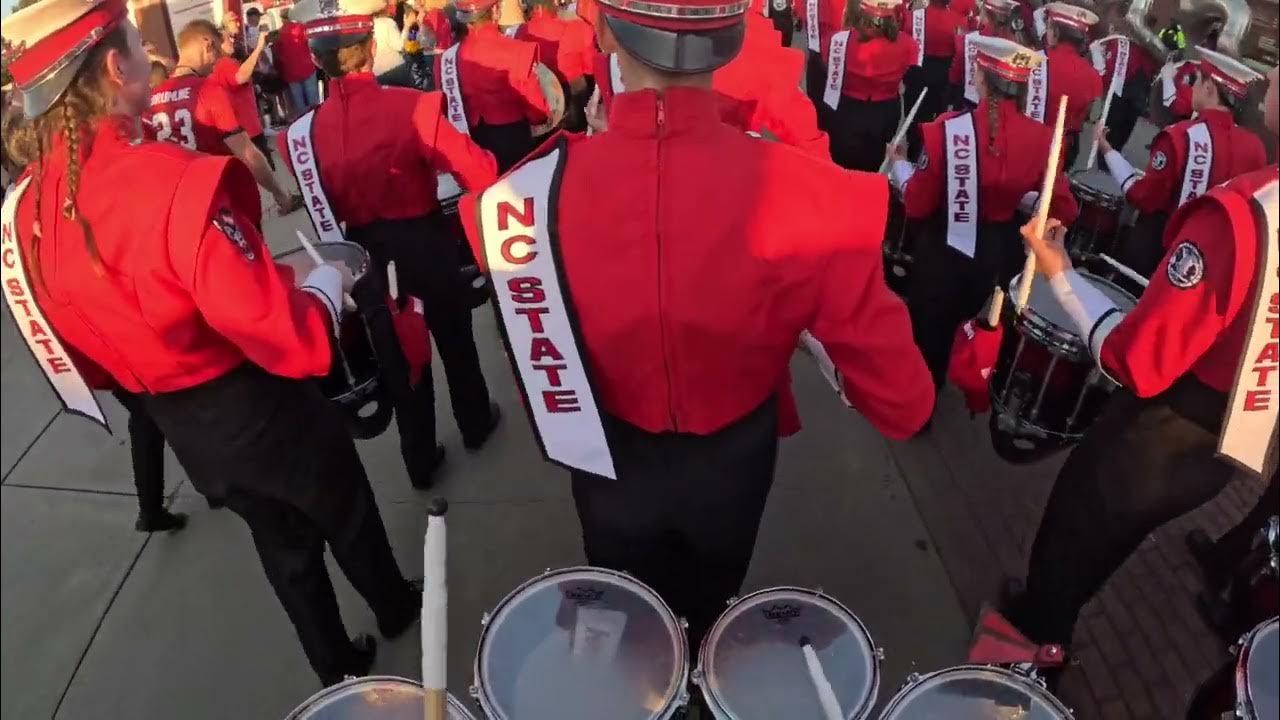 NC State v Marshall 2023 Marching Band Leaves Carter Finley (Jig 2
