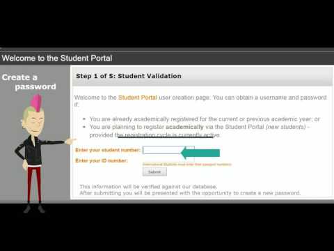 UJ Library_how to create a password