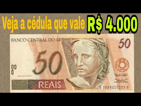 Veja a Cédula de cinquenta reais que vale quatro mil reais ...