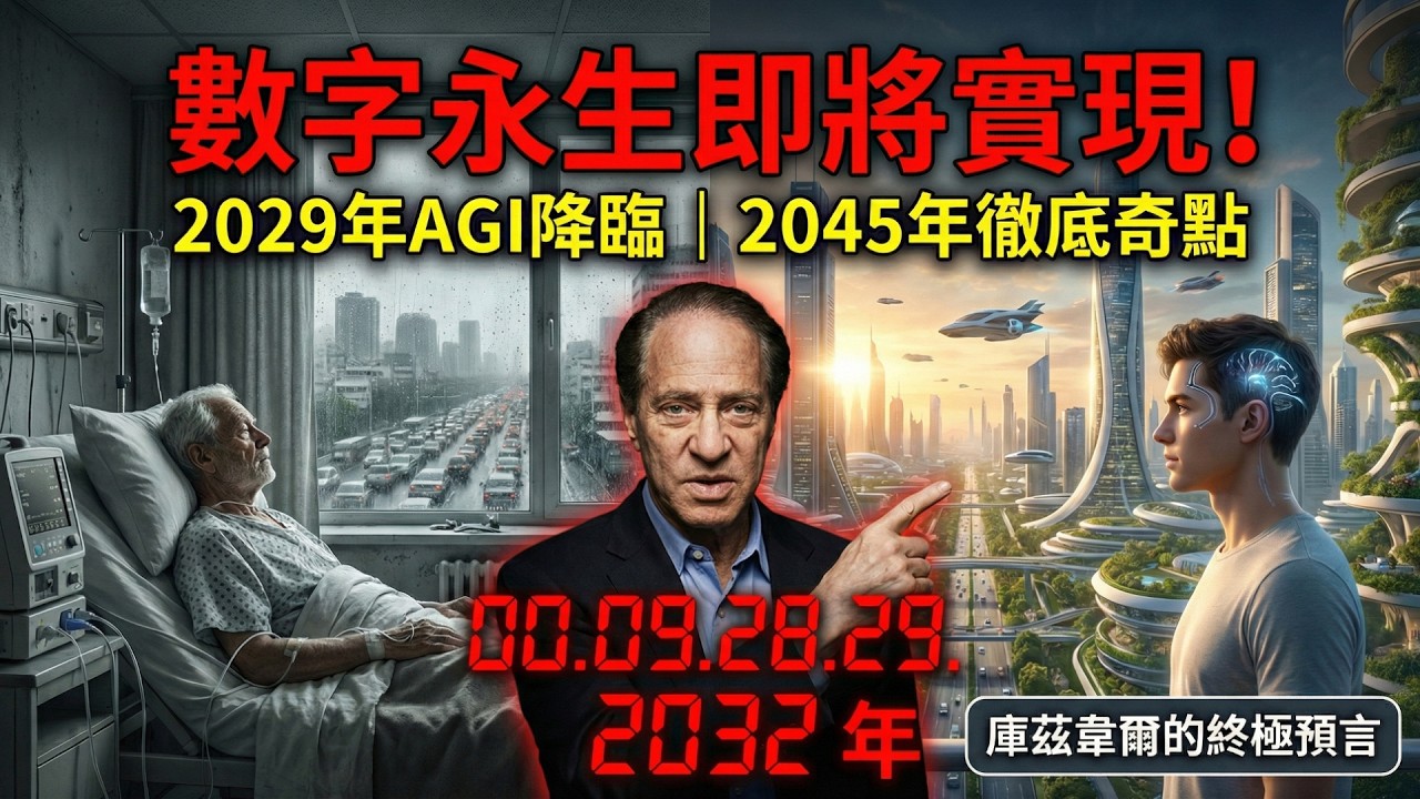 2029年後你將不再是人類？預言準確率86%的傳奇先知：永生大門即將開啟！🚀