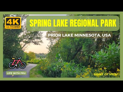 (4K) 🏞️ Spring Serenity: Exploring Spring Lake Park - Prior Lake, Minnesota - USA | LWF