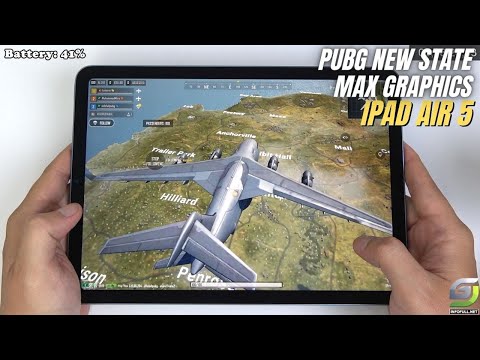 iPad Air 5 test game PUBG New State Max Setting