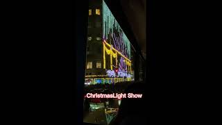 Tour Bus in  New York City Christmas Time