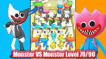 Max Level || Merge Master Blue Monster Vs Monster - Part 8 Level 70/90 Android Gameplay