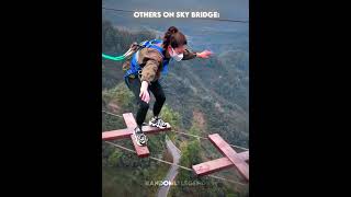 Others do the sky bridge VS this man