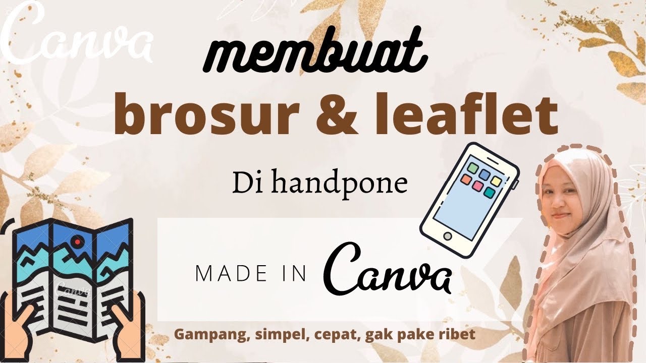 Tutorial Membuat Brosur Leaflet Dengan Aplikasi Canva Di Android Dan Iphone Youtube