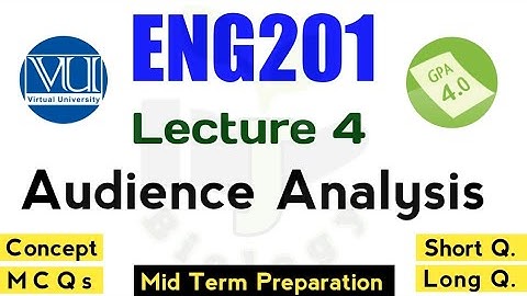 Eng201 Short Lecture 4 | Eng201 Mid Term Preparation 2022 | Eng201 All Questions and Past MCQs.