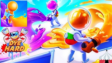 Dye Hard - Gameplay Walkthrough Part 1 Multiplayer Map Paint Battle Defense (iOS, android Gameplay)
