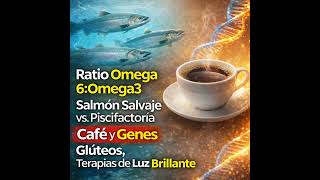 Ratio Omega 6:Omega 3, Salmón Salvaje vs. Piscifactoría, Café y Genes, Glúteos, Terapias de Luz B...