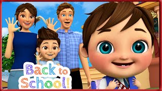 Going to school Song , Wheels on the bus | Sign Language For Kids | Kids Cartoon | School Teather
