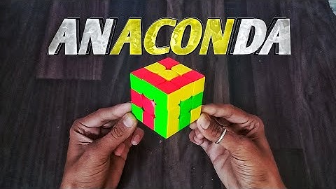 how to make ANACONDA PATTERN in Rubik
