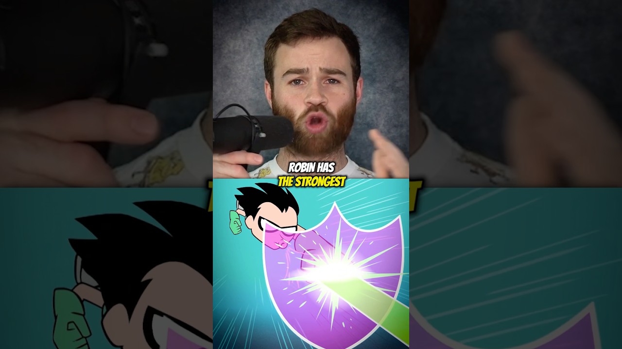 Robin has the STRONGEST superpower! #teentitans #ttg #cartoons #superhero #starfire