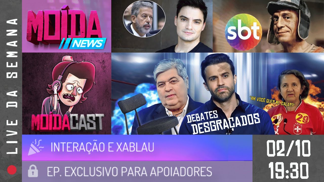 CHAVES DE VOLTA AO SBT + Felipe Neto CONDENADO I TRETAS em debates I Live completa 02/10/2024